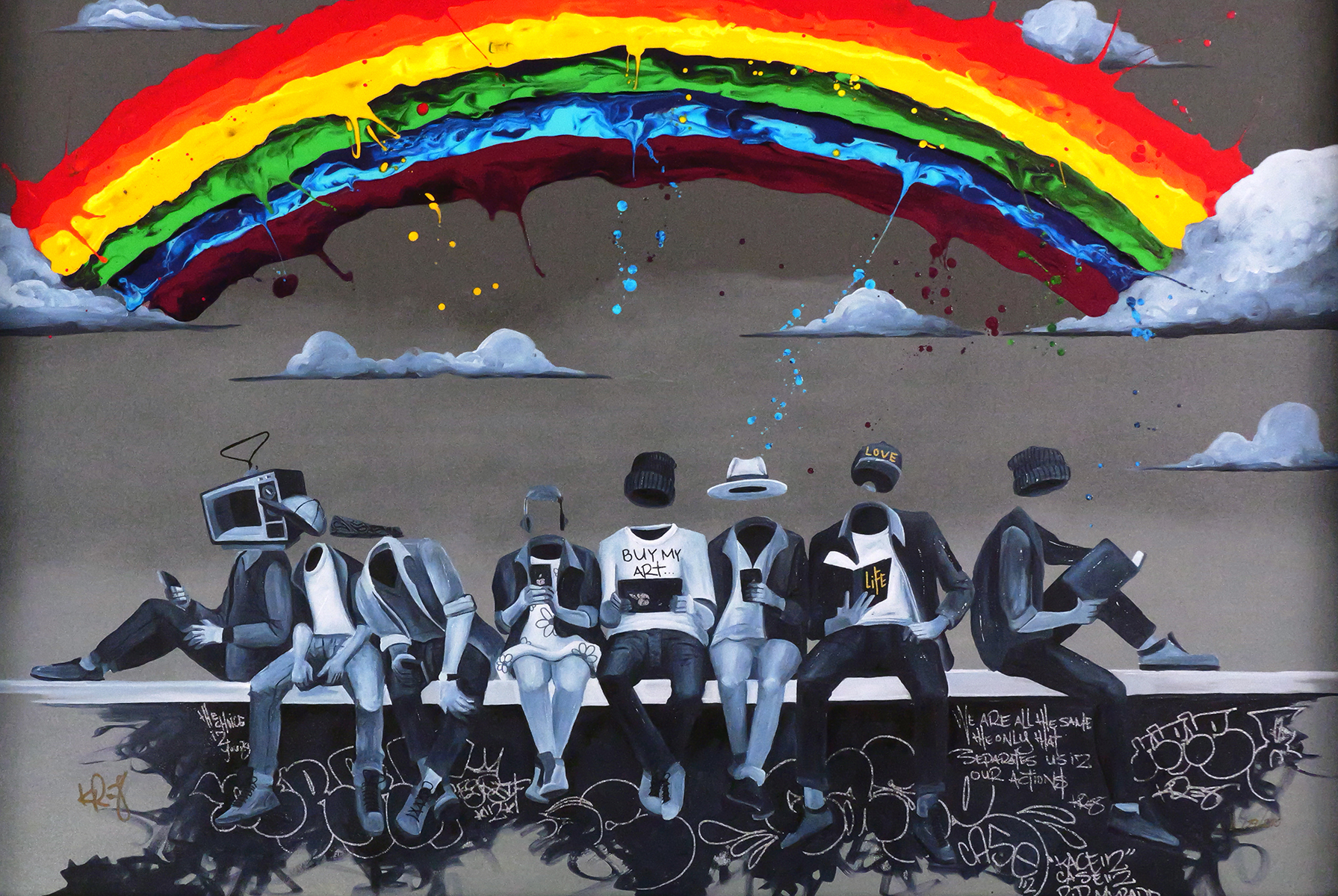 KRE8 Embellished Giclee