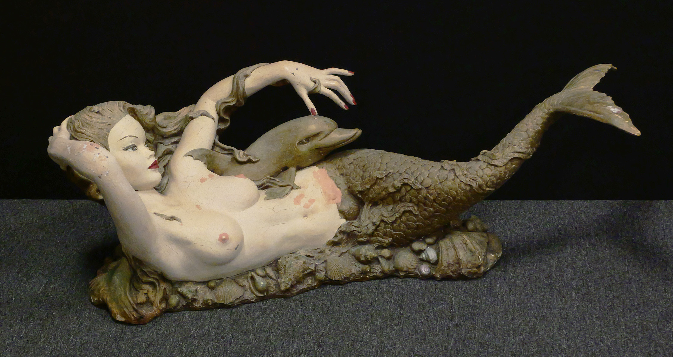 1970s Italian MERMAID Table Base, Signed