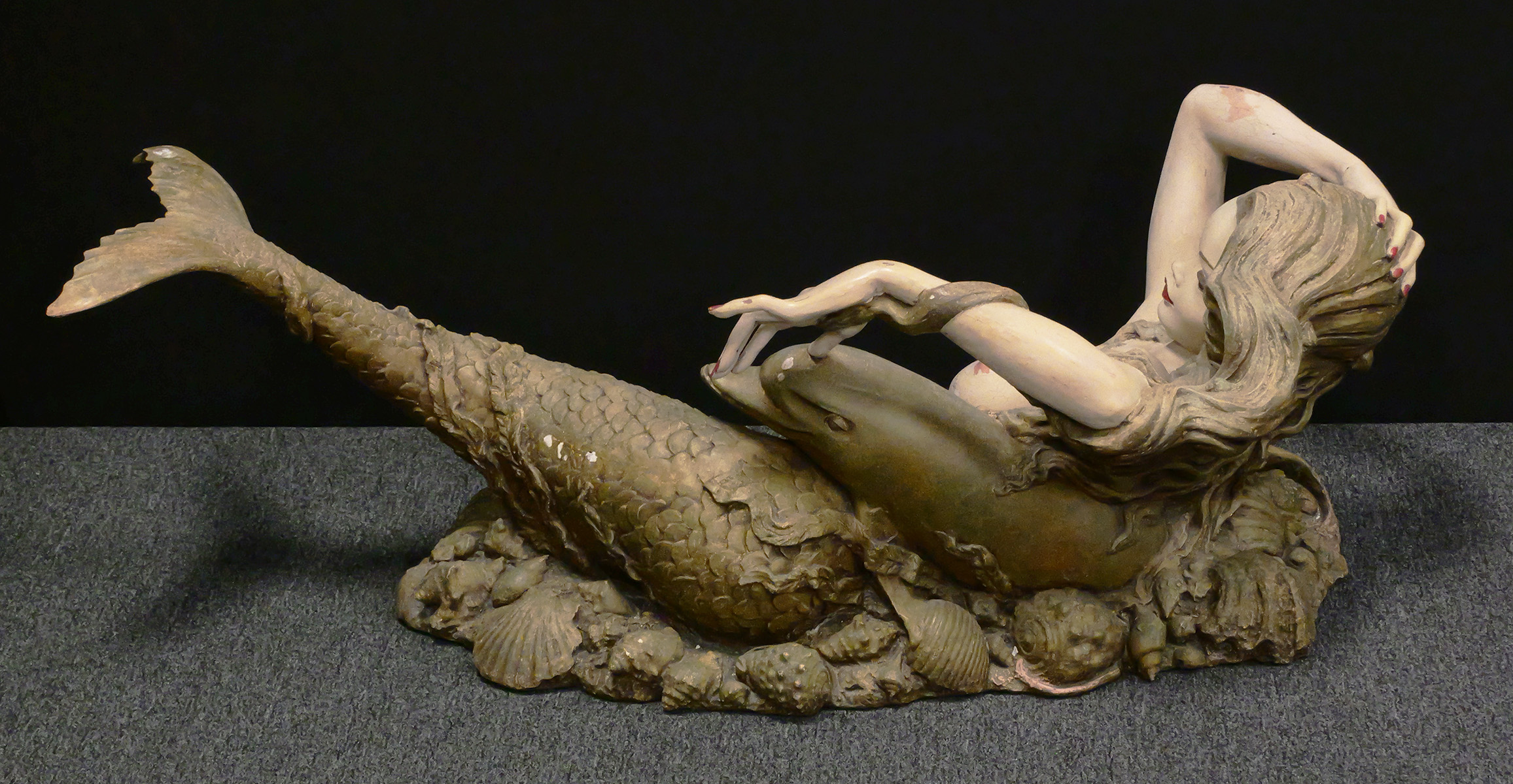 1970s Italian MERMAID Table Base, Signed