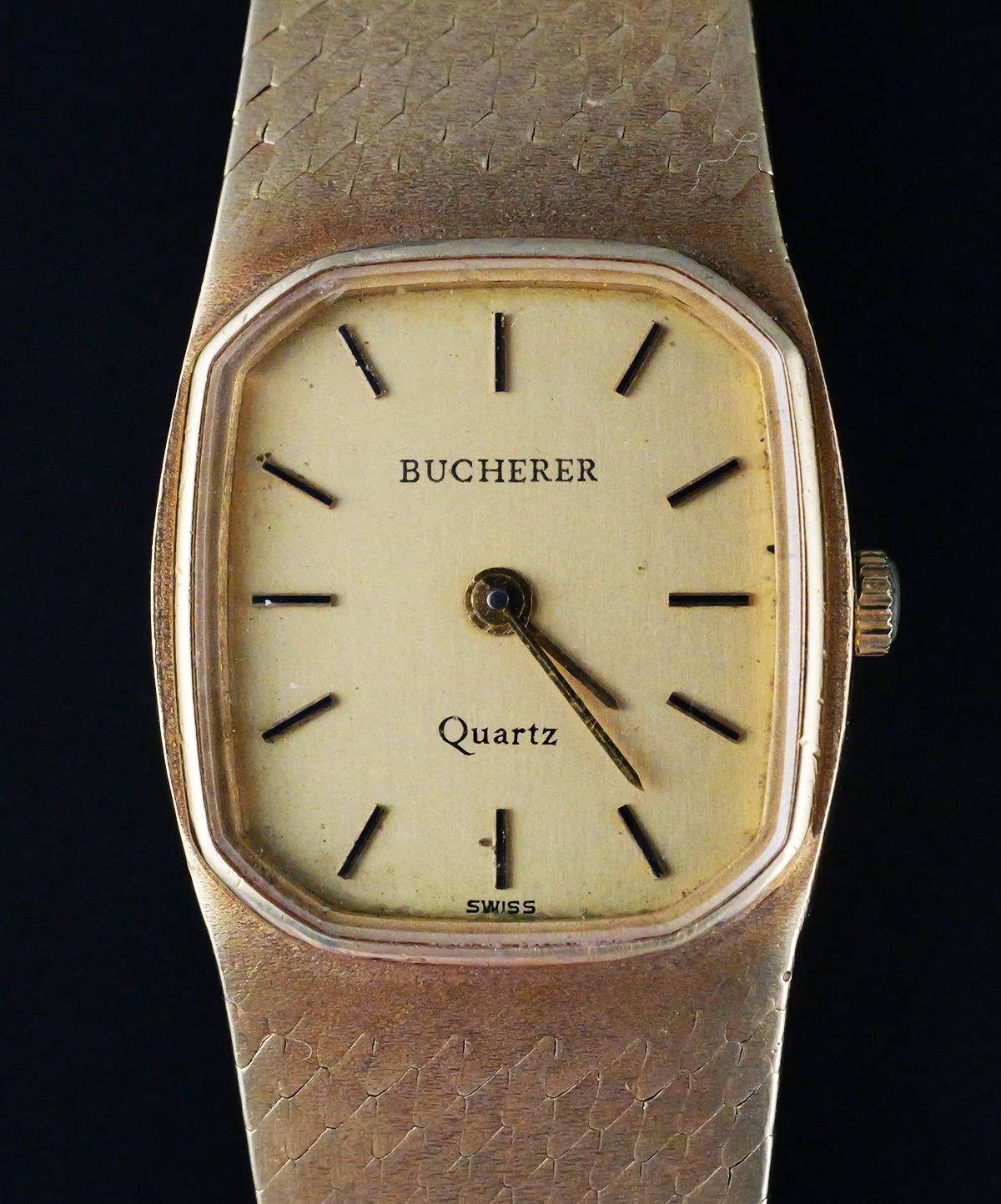 18K Yellow Gold Bucherer Ladies Watch
