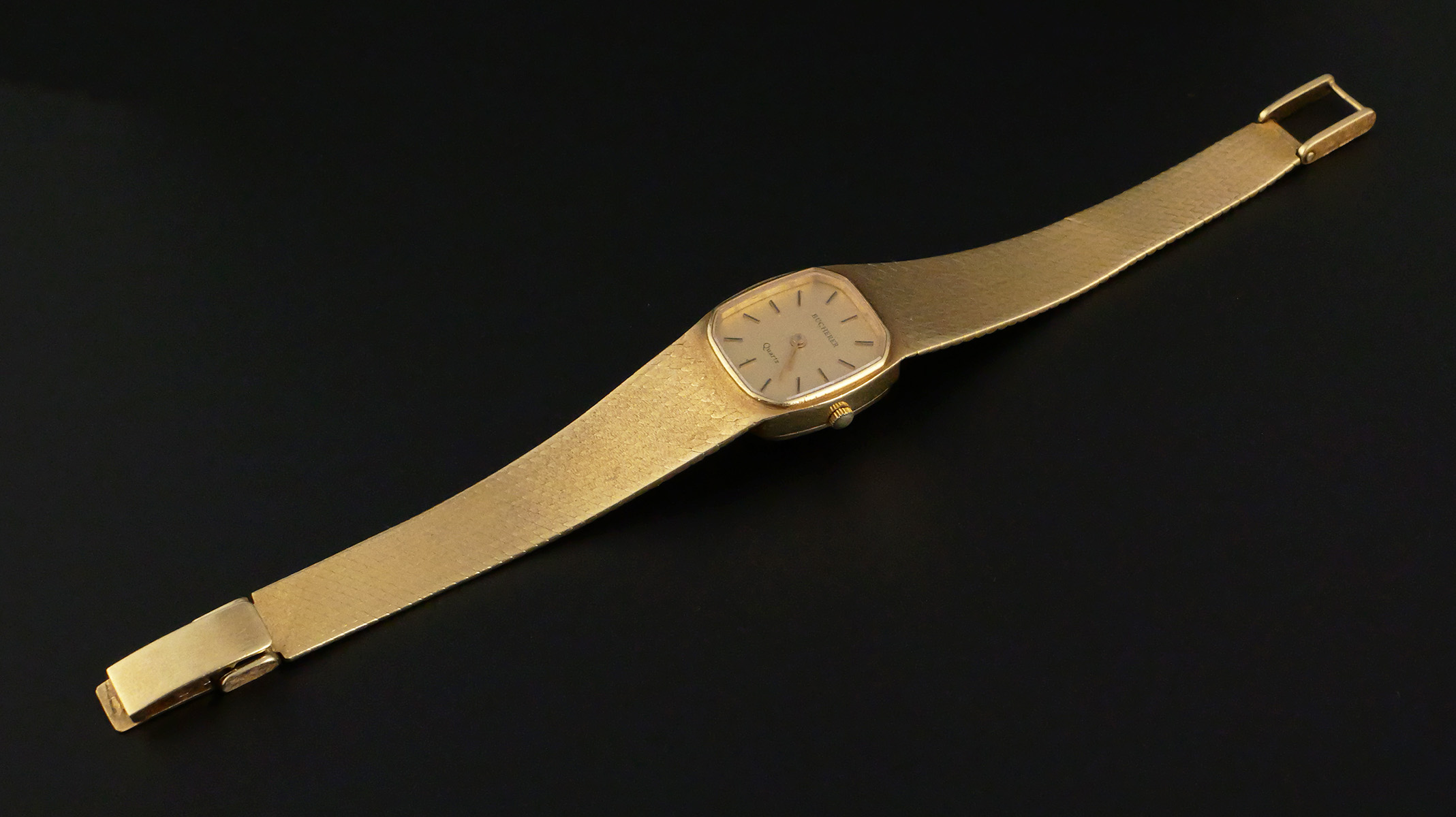 18K Yellow Gold Bucherer Ladies Watch