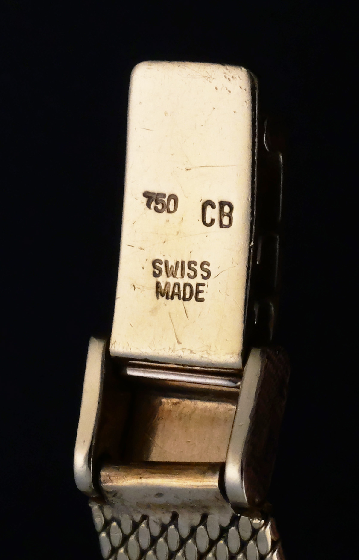 18K Yellow Gold Bucherer Ladies Watch