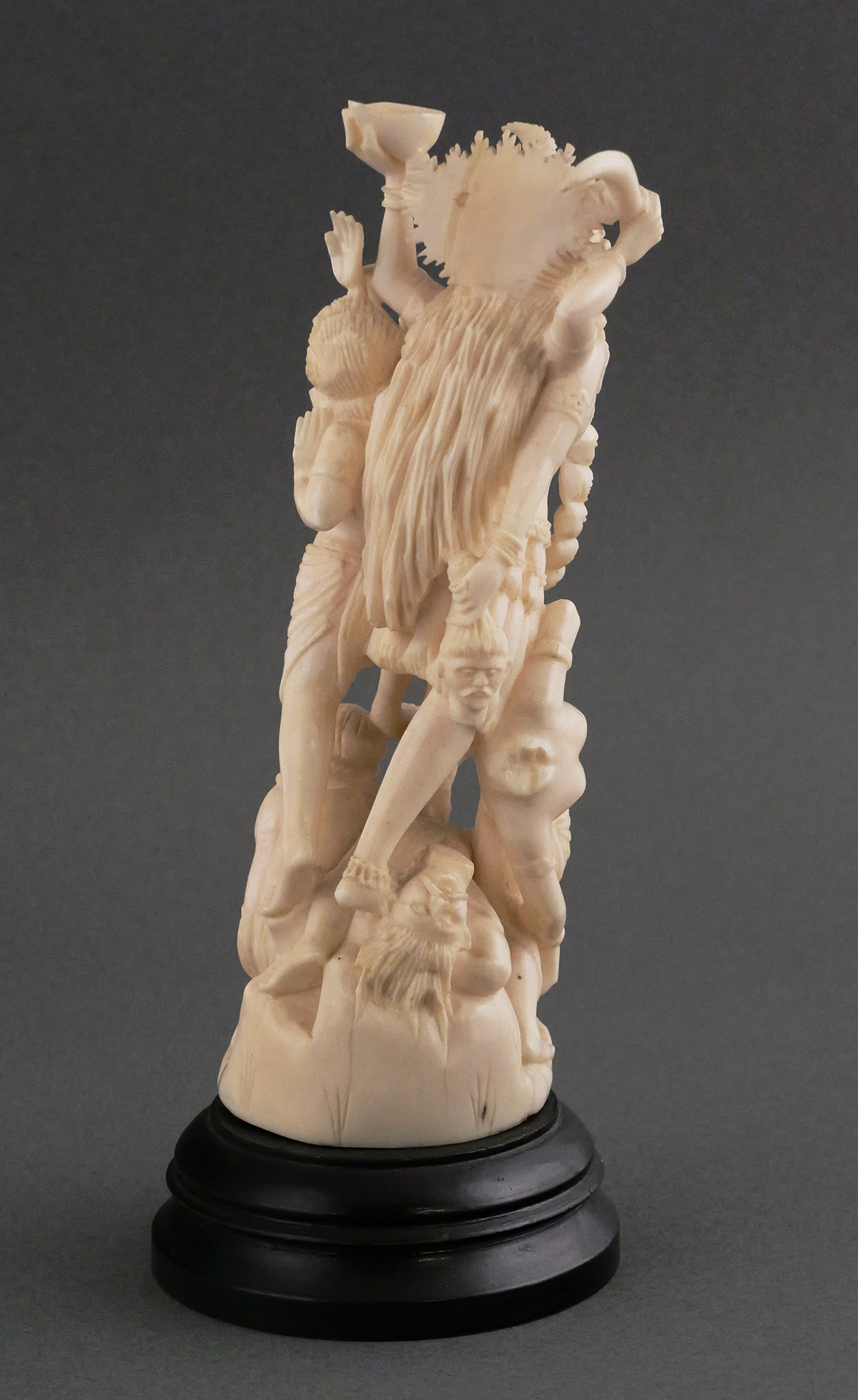 Antique Ivory Carving God of War