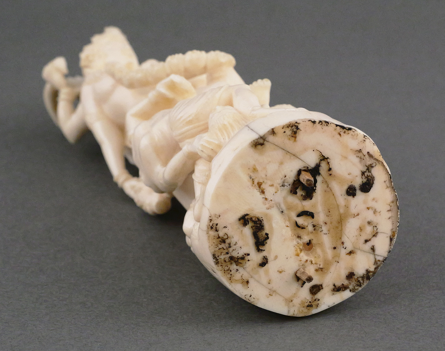 Antique Ivory Carving God of War