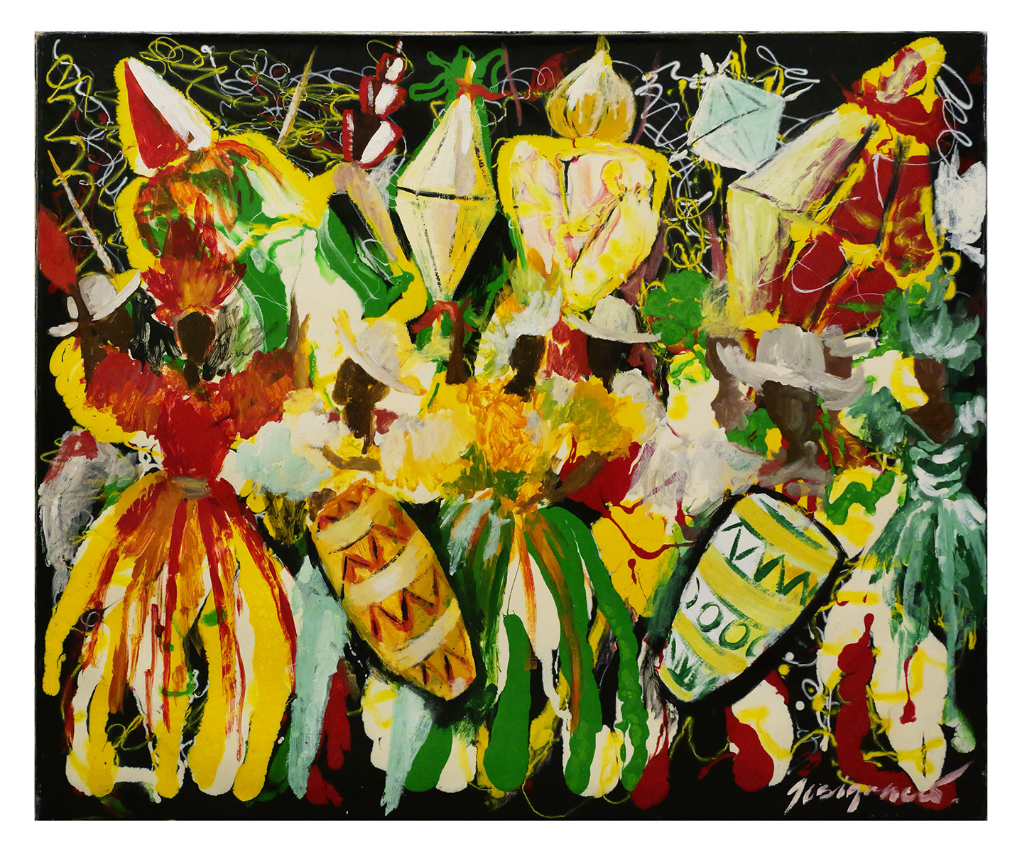 JOSIGNACIO (Cuban, b. 1963), Large Painting