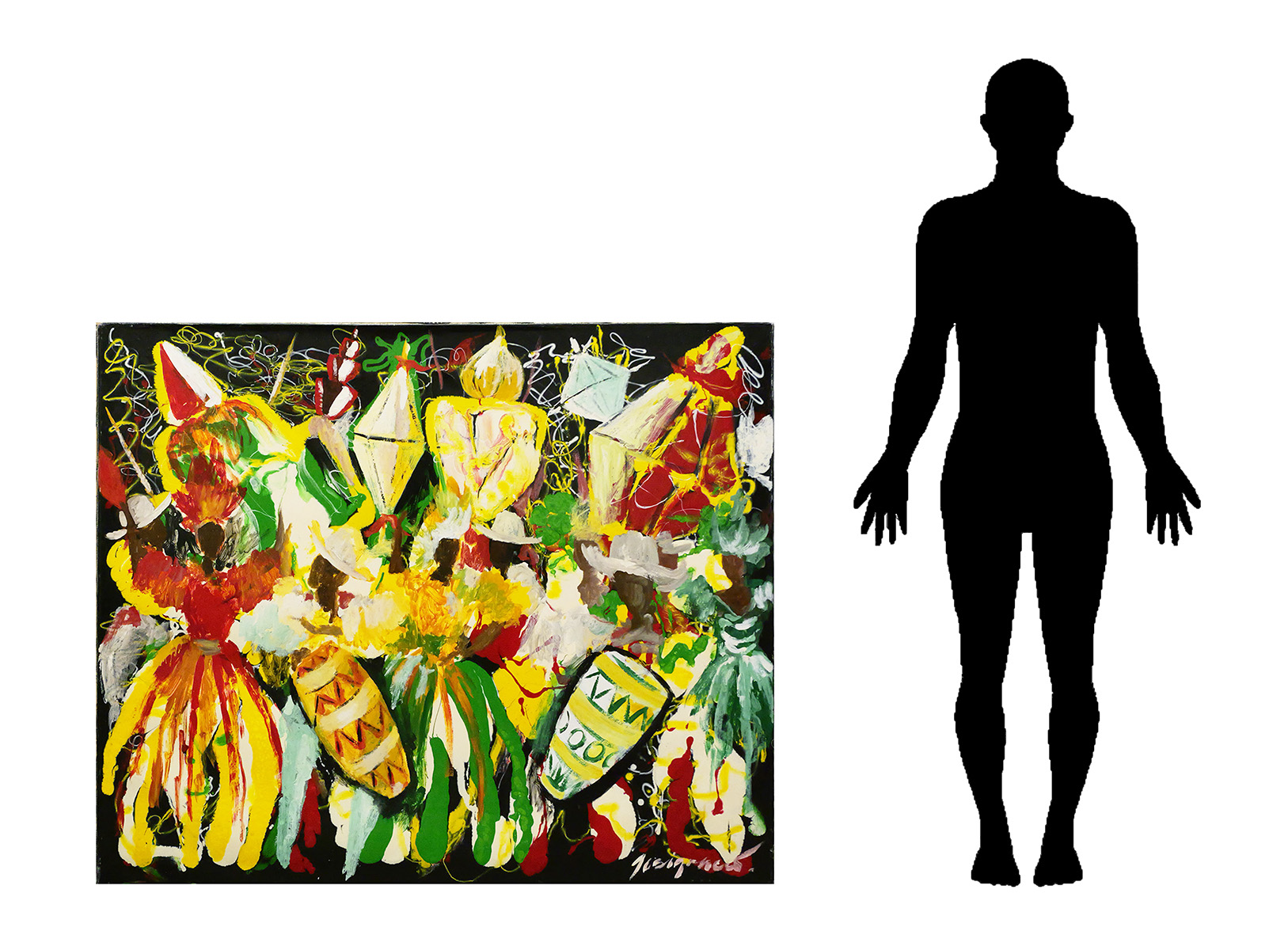 JOSIGNACIO (Cuban, b. 1963), Large Painting