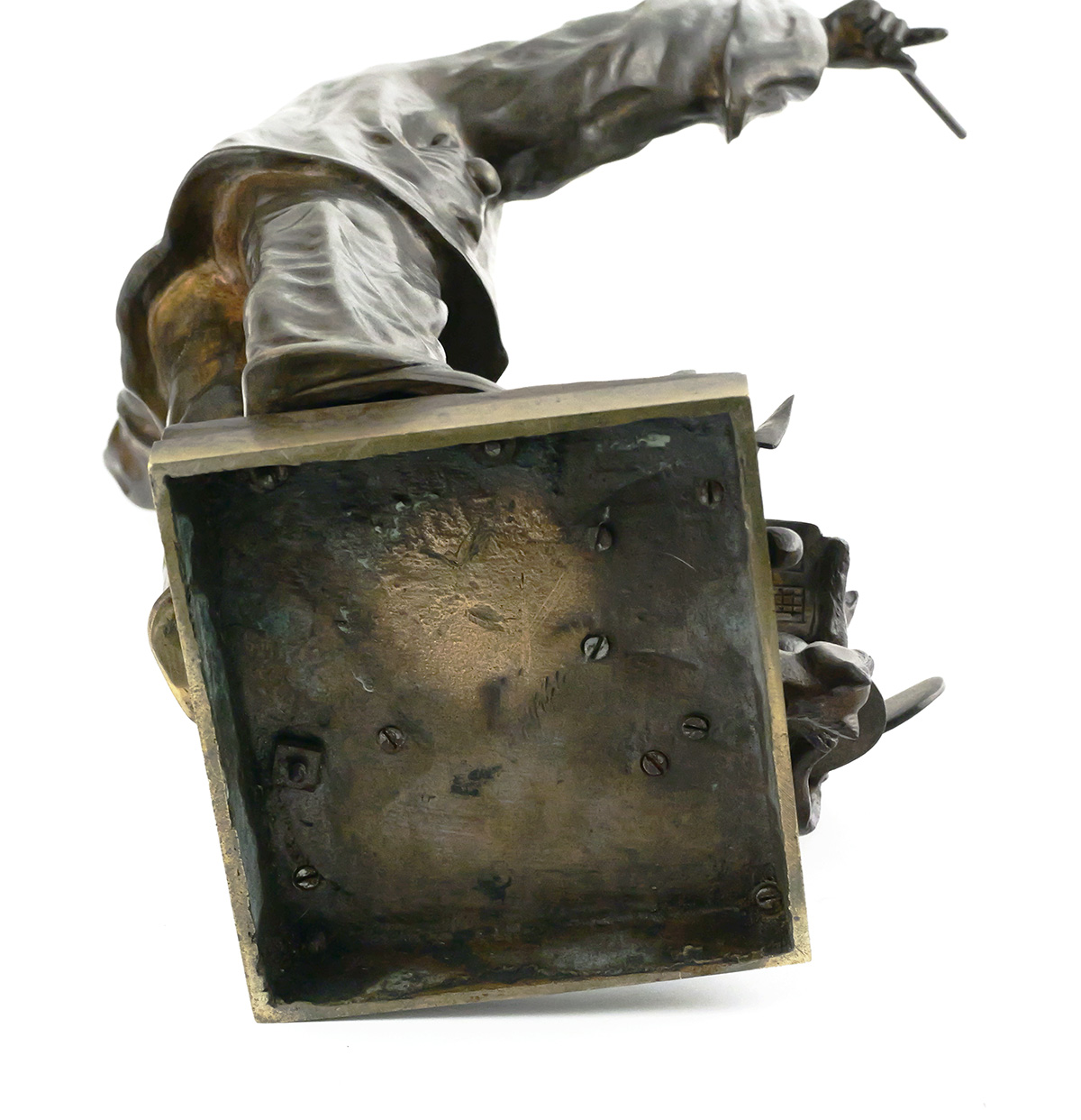 Ernest Wante "The Singing Lesson" Bronze