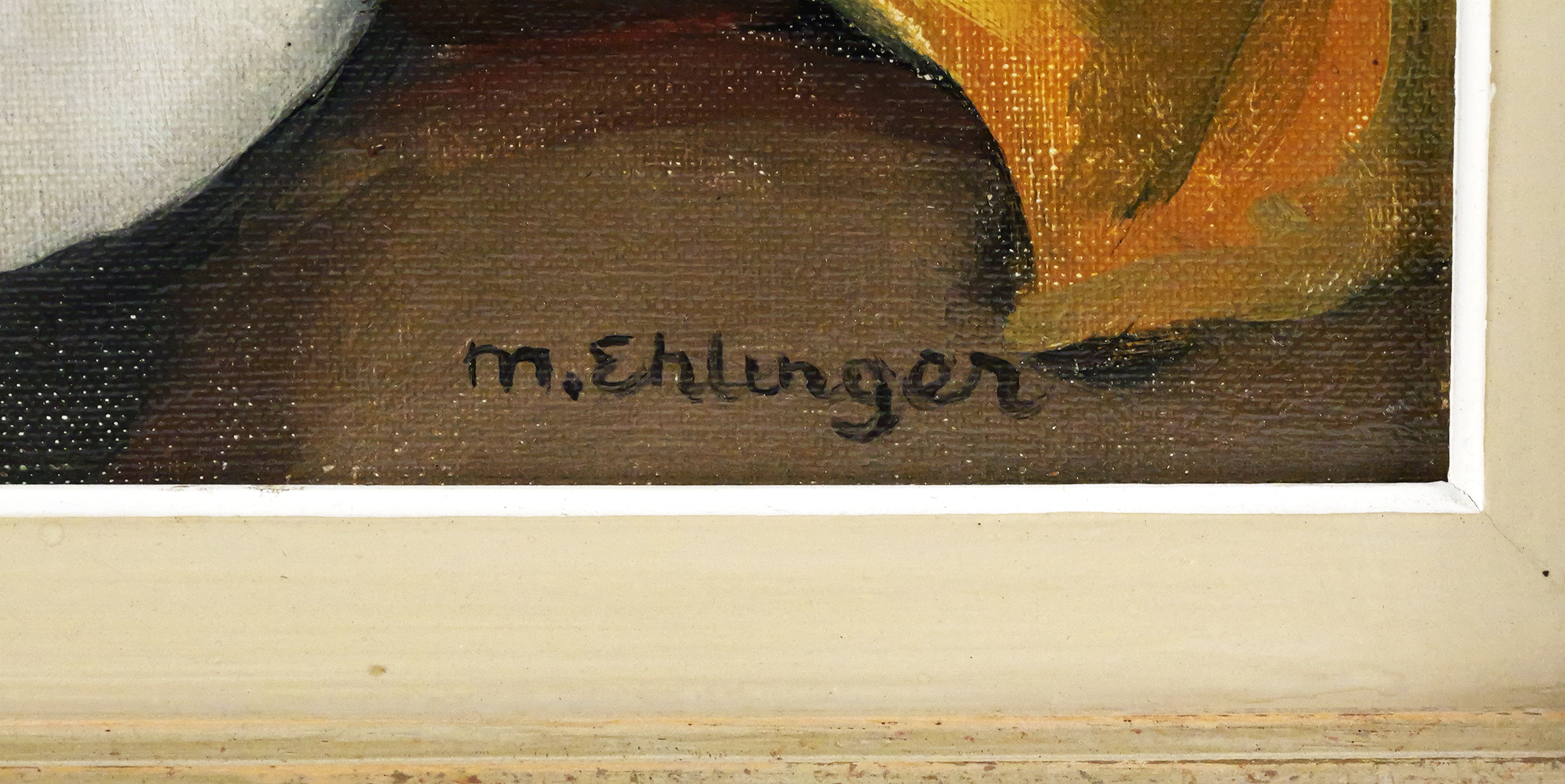 MAURICE EHLINGER Nude Woman Painting