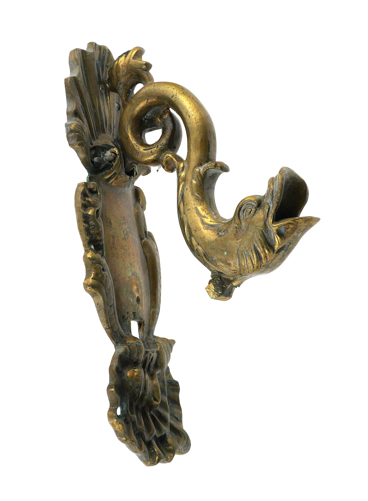 Large Bronze Dolphin Door Knocker
