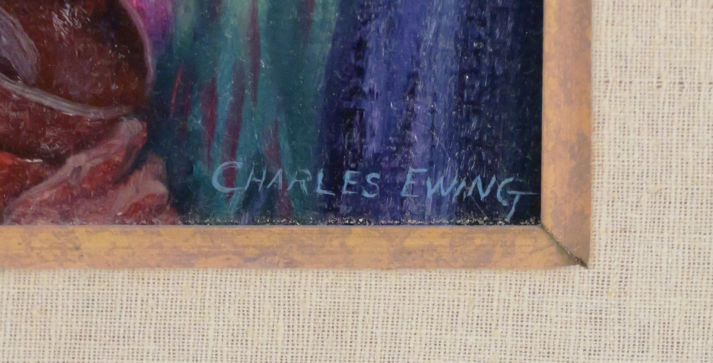 CHARLES EWING Portrait of Girl Painting