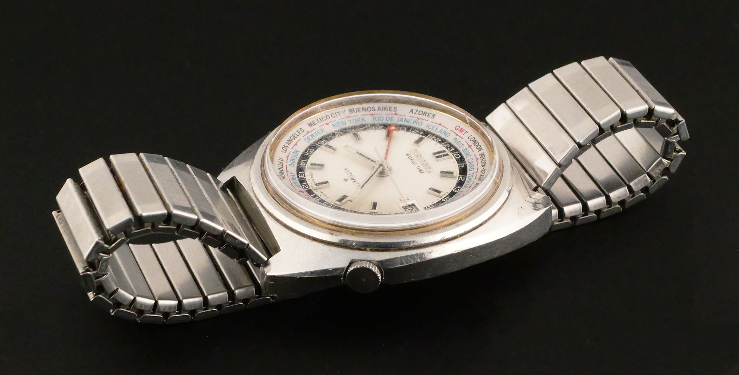 SEIKO WORLD TIME Automatic Watch 1971