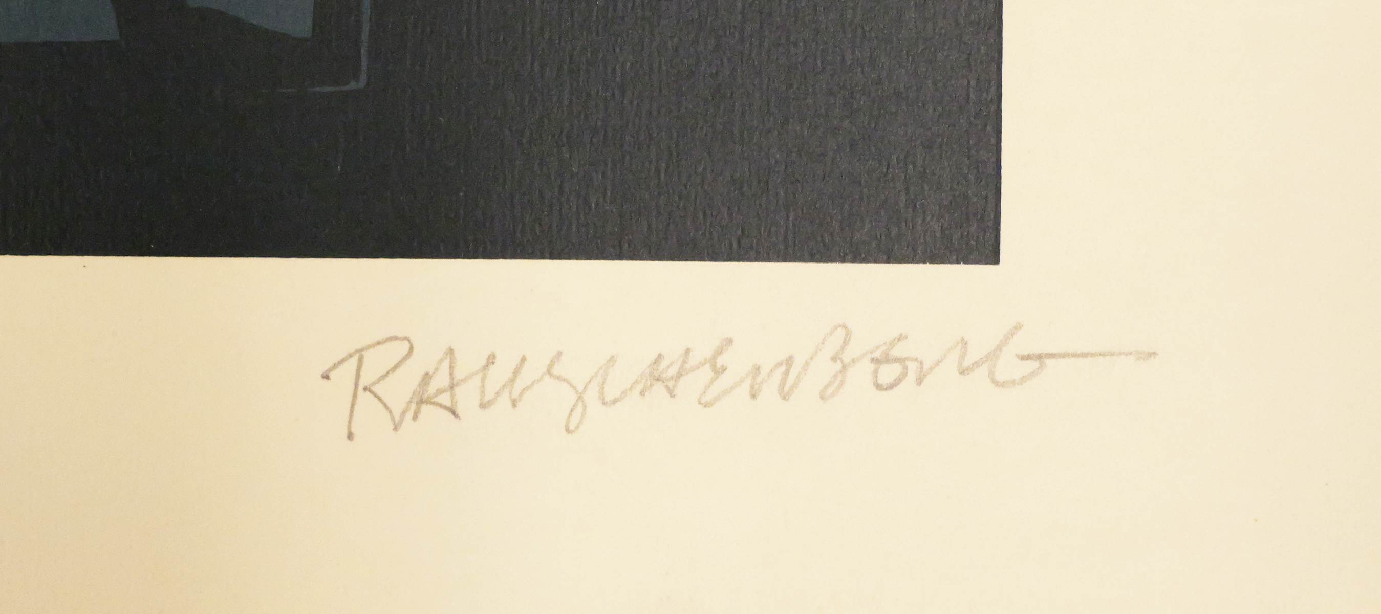 RAUSCHENBERG 1988 ROCI CUBA Print