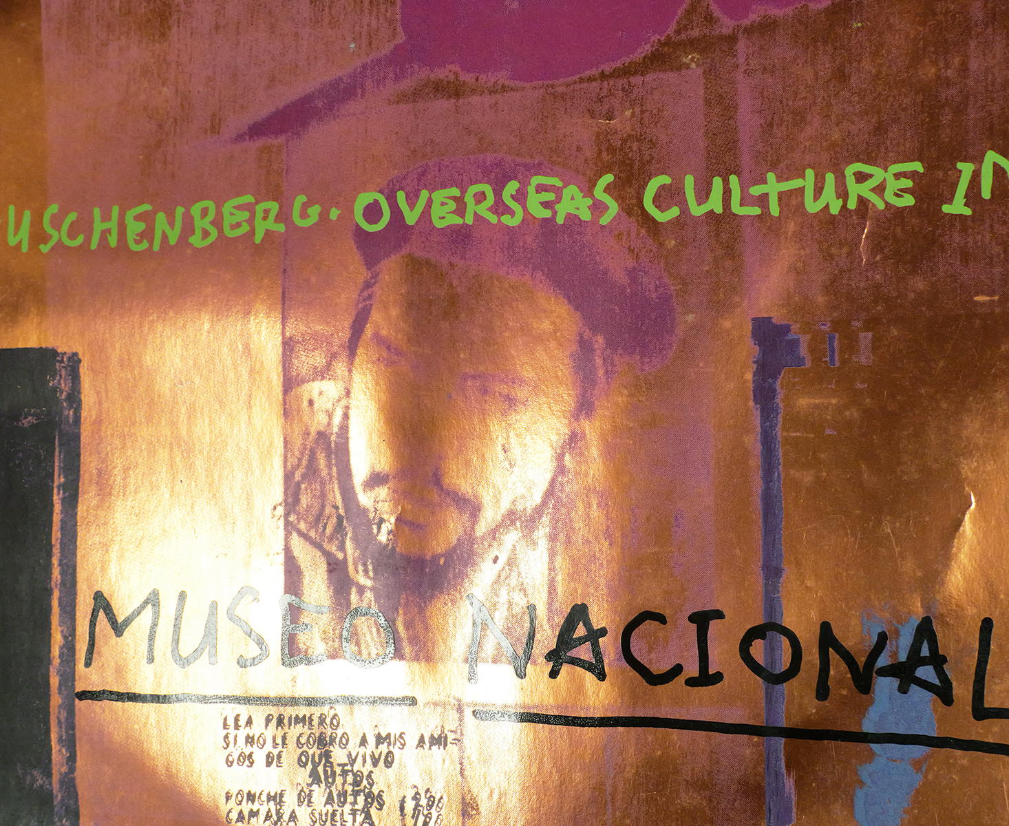 RAUSCHENBERG 1988 Exhibition Poster