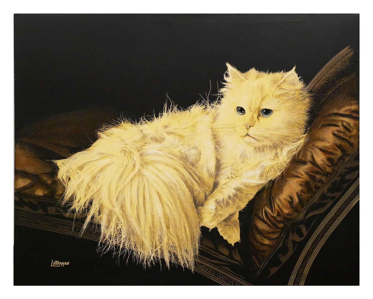 ANTOINETTE LETTERMAN, Large Cat Painting