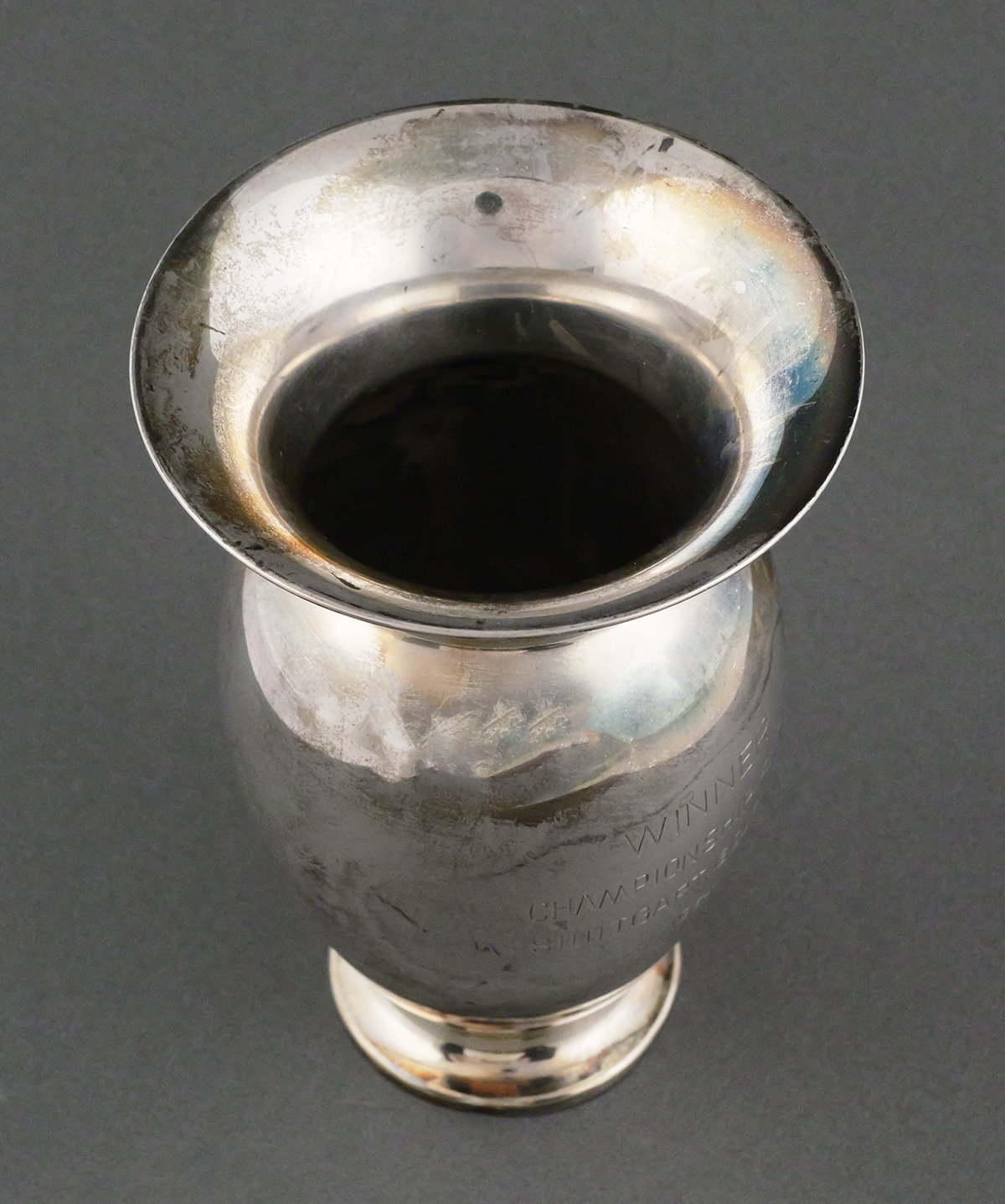 Sterling Silver Winner Golf Club Trophy Vase Cup