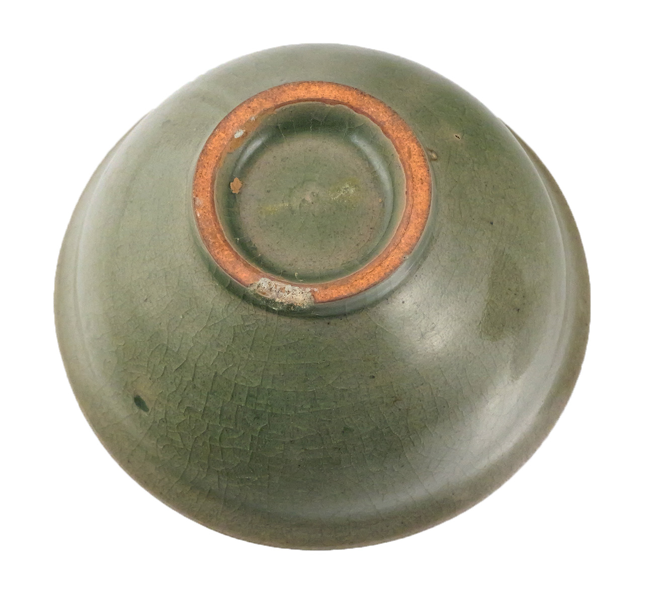 (2) Chinese Celadon Glazed Bowls Longquan Style