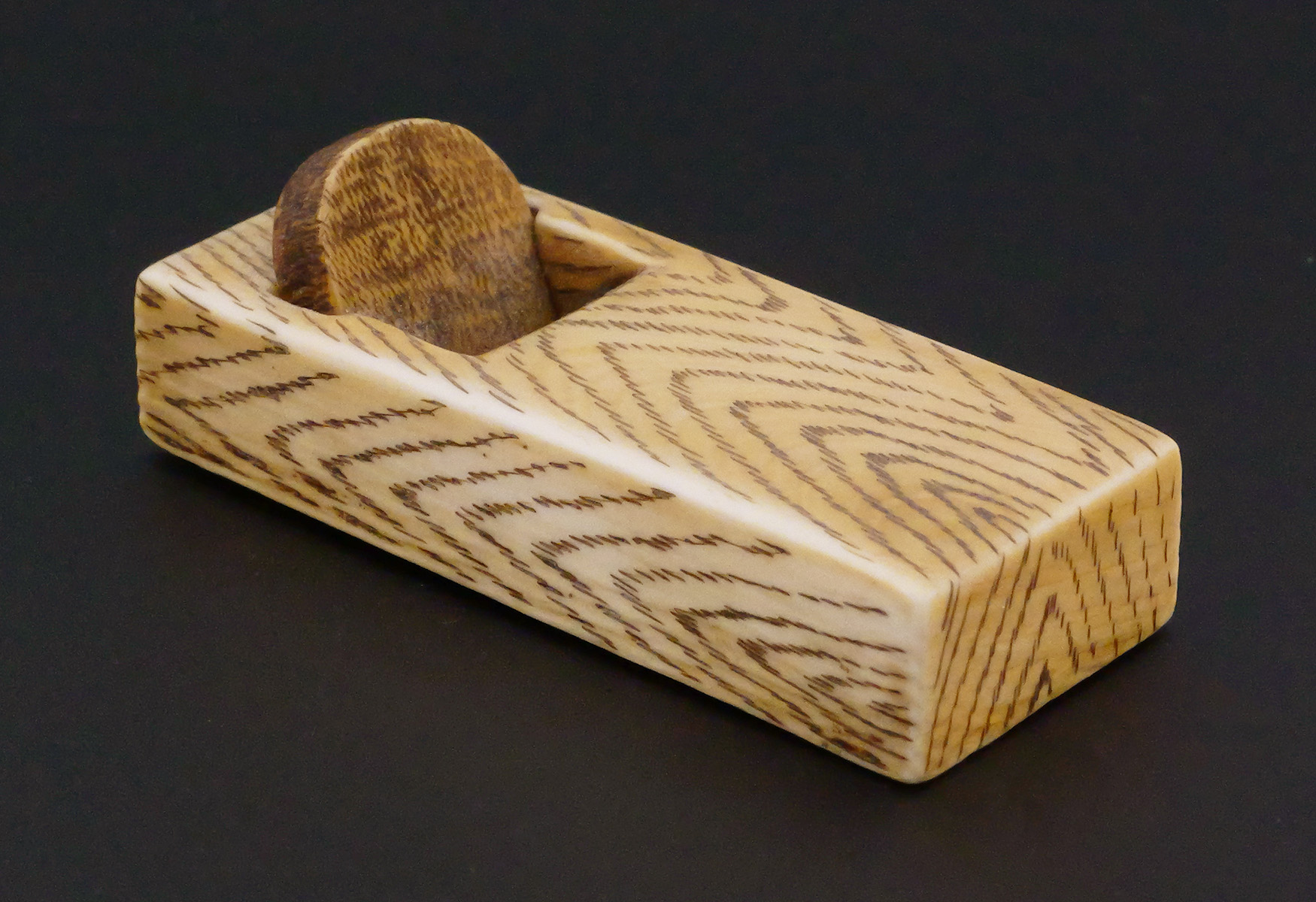 Antique Ivory Netsuke Wood Plane
