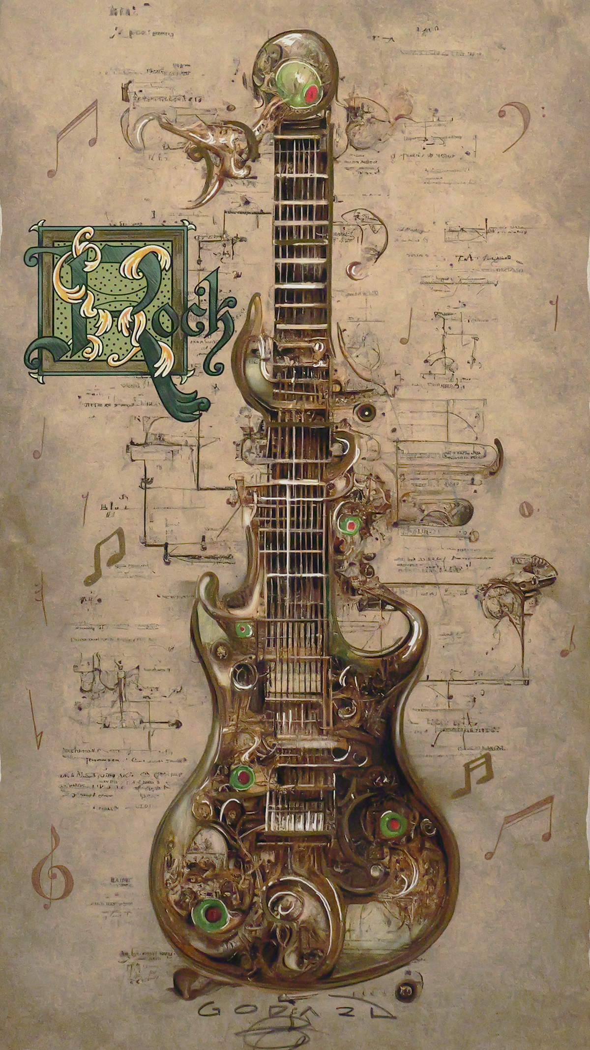 MICHAEL GODARD Rock Mixed Media