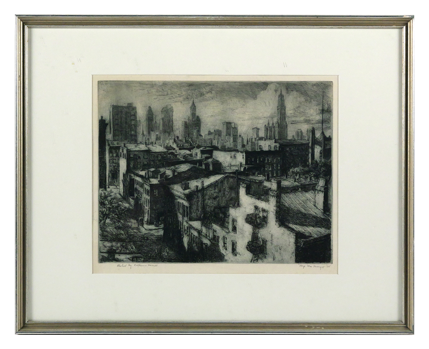 KATHERINE MERRILL New York Etching