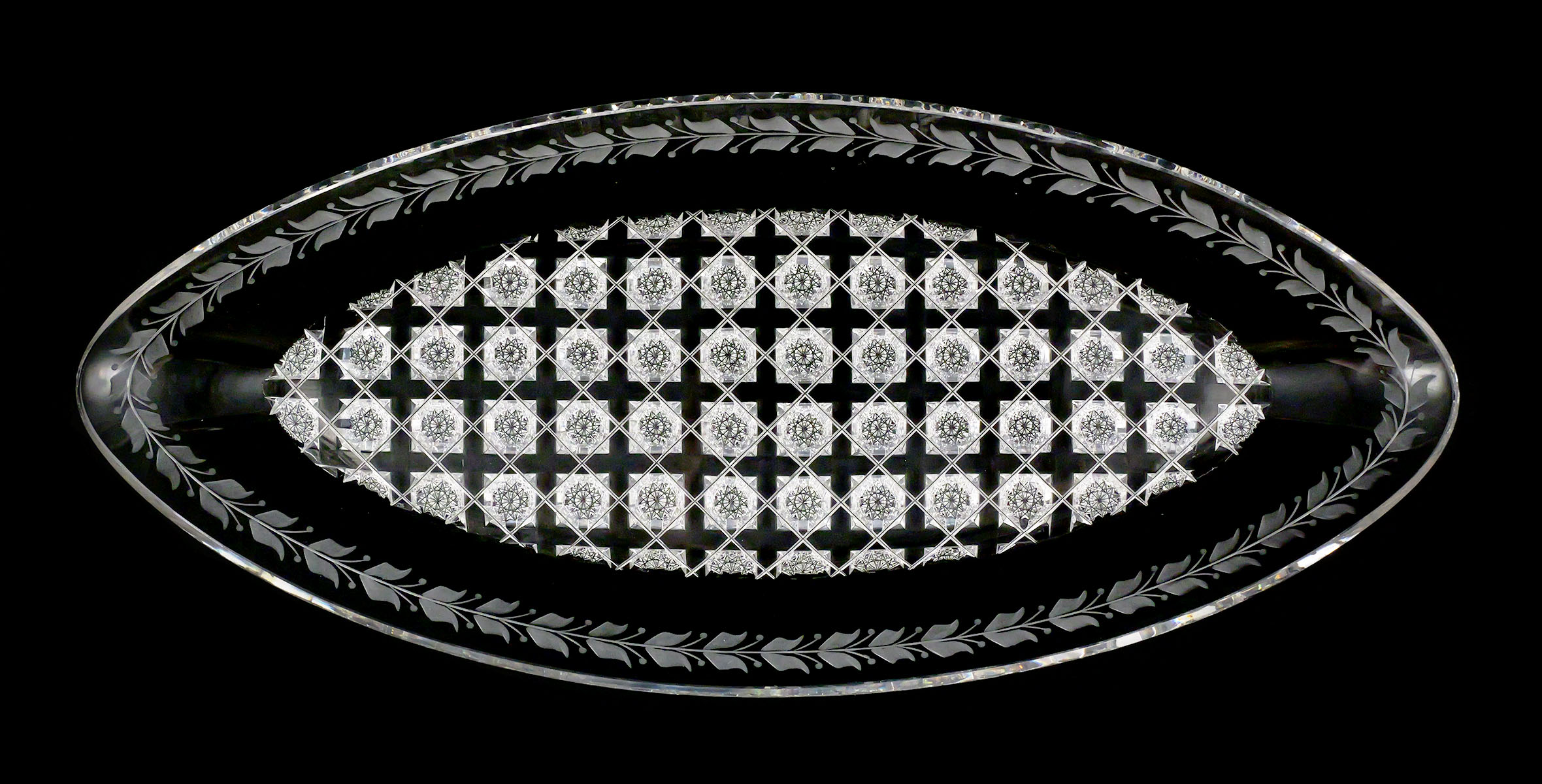 RARE Sinclair Assyrian Engraved Border Tray