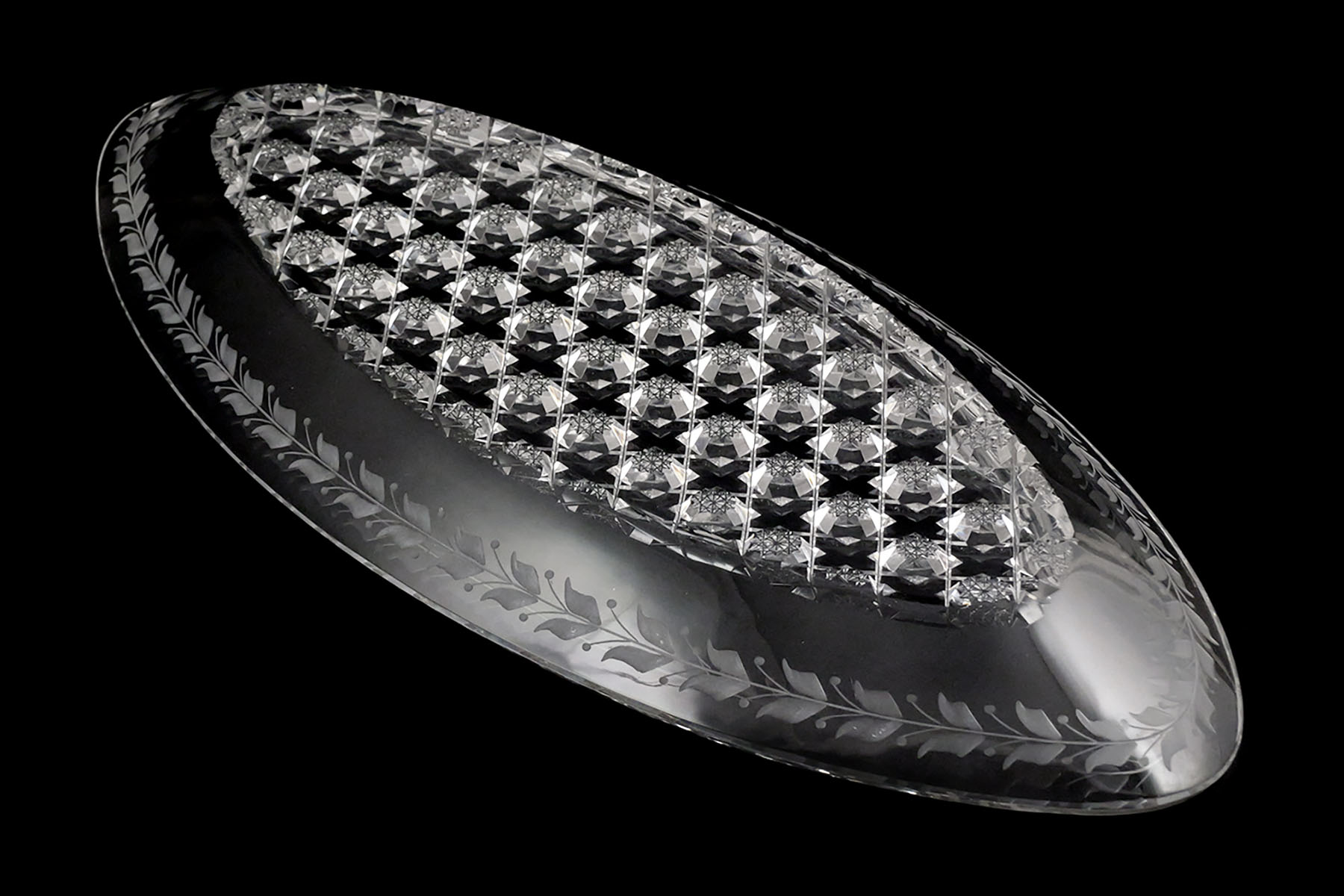 RARE Sinclair Assyrian Engraved Border Tray