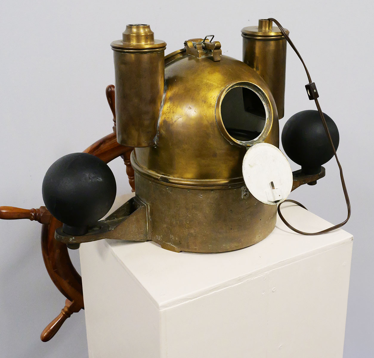 WWI Compensating Binnacle E.S. Ritchie Compass