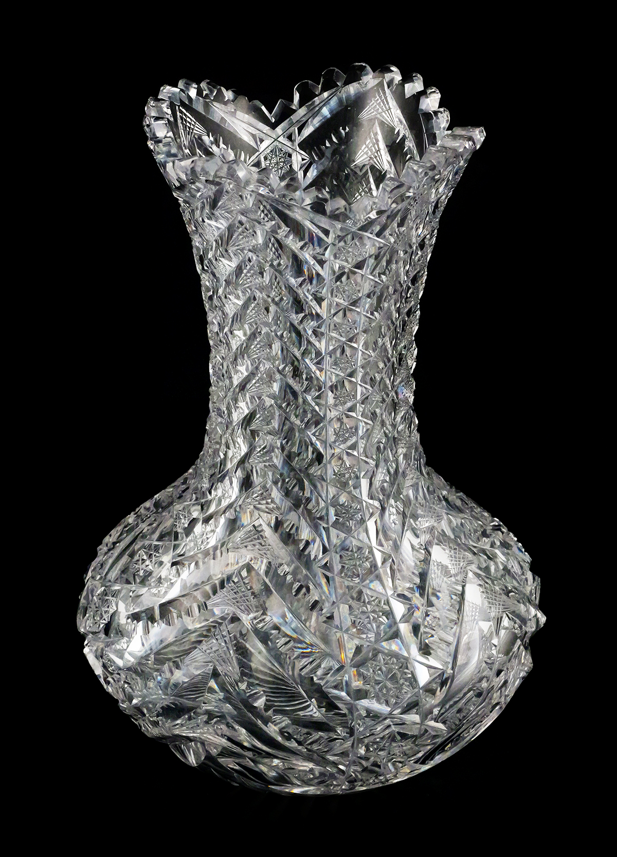 Libbey Herringbone Vase