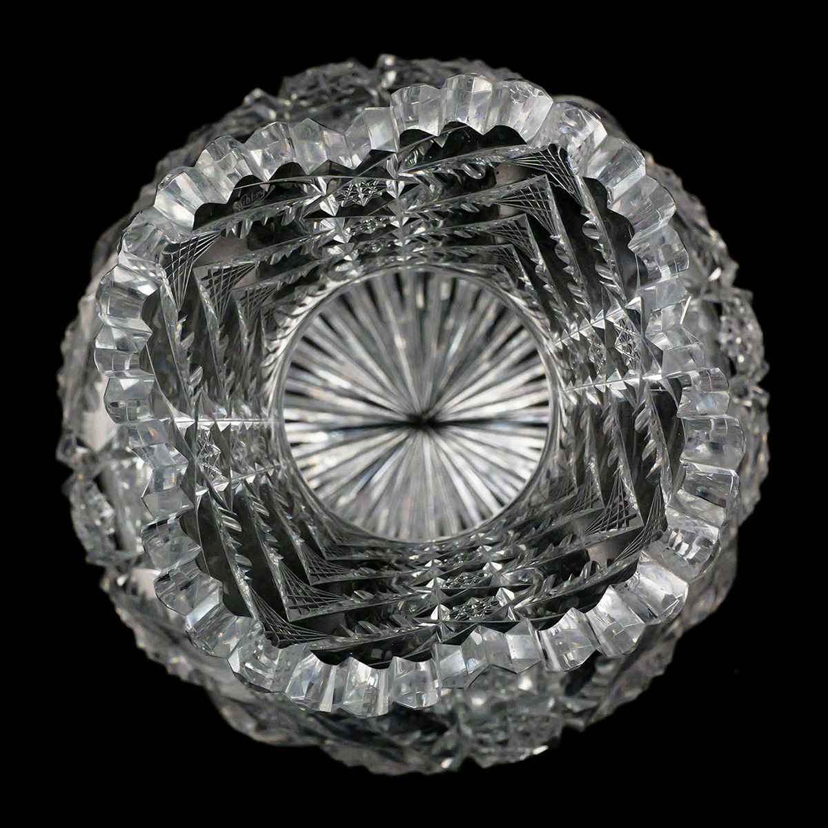 Libbey Herringbone Vase