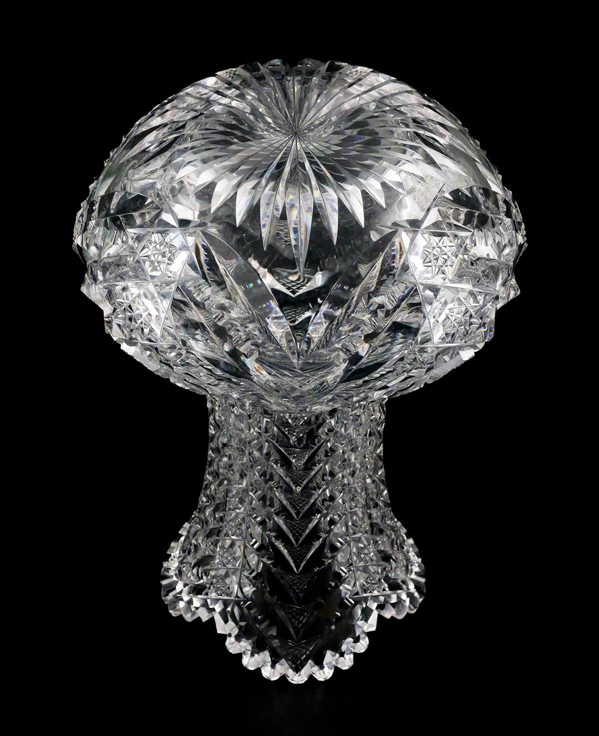 Libbey Herringbone Vase