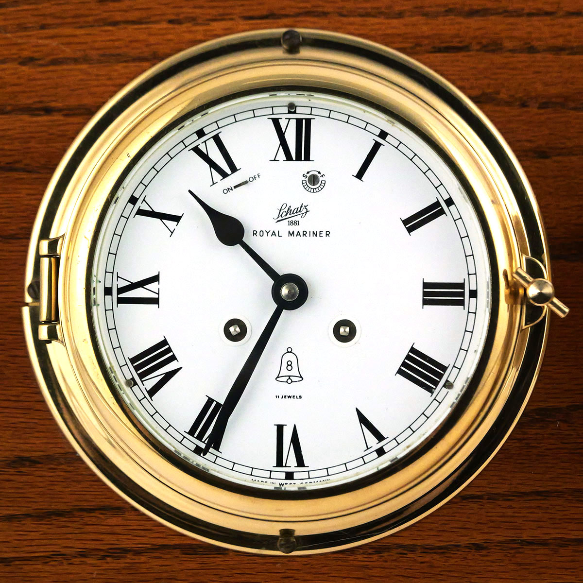 German Schatz Ships Clock and Precision Barometer