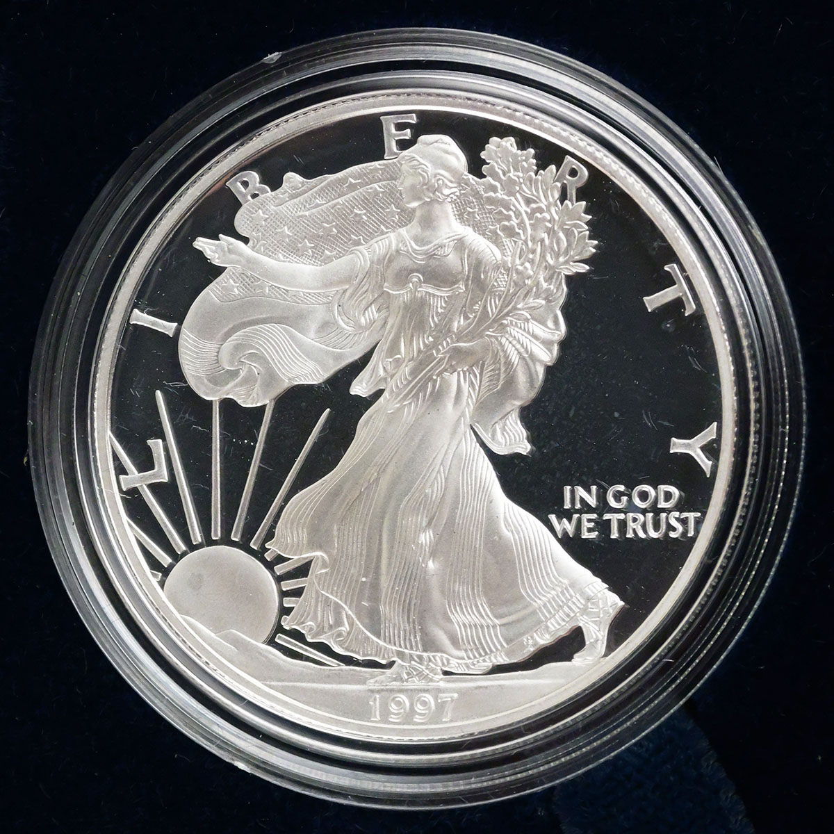 (5) Proof American Silver Eagles 1997-2000