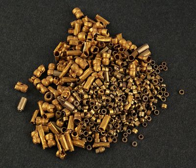 22KT Gold Pre-Columbian Moche or Chimu Beads. Weight approx 28 grams. The metal acid tested 