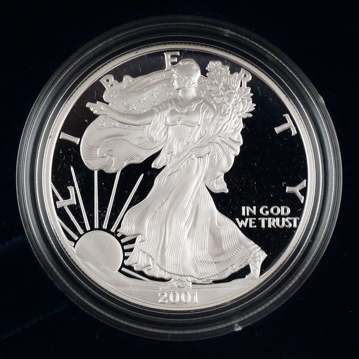 (5) Proof American Eagle Silver Dollars