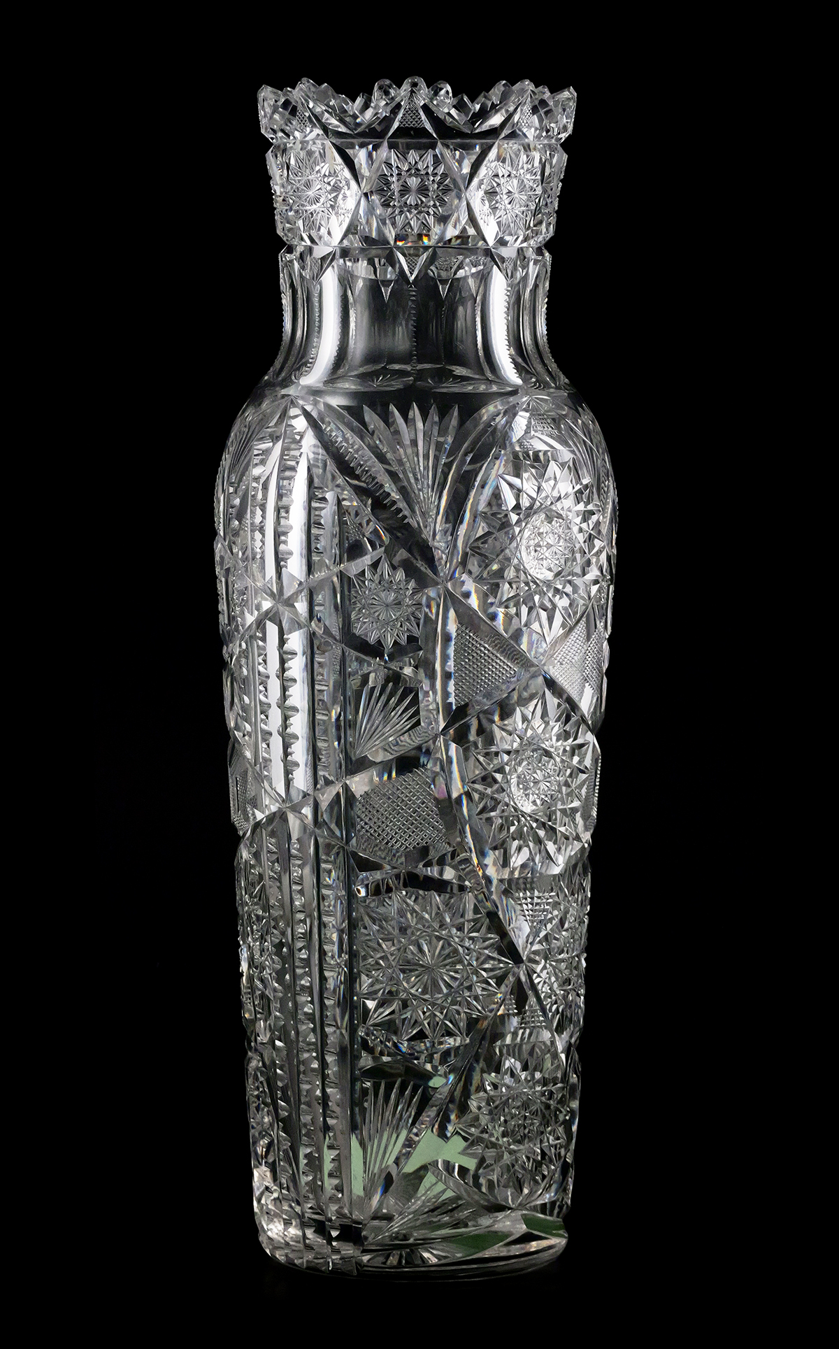 ABCG Signed Libbey Vase 18"