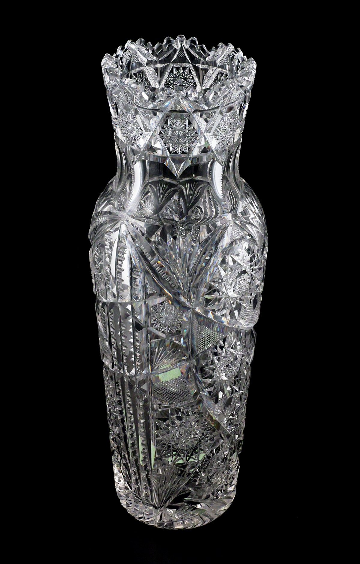 ABCG Signed Libbey Vase 18"
