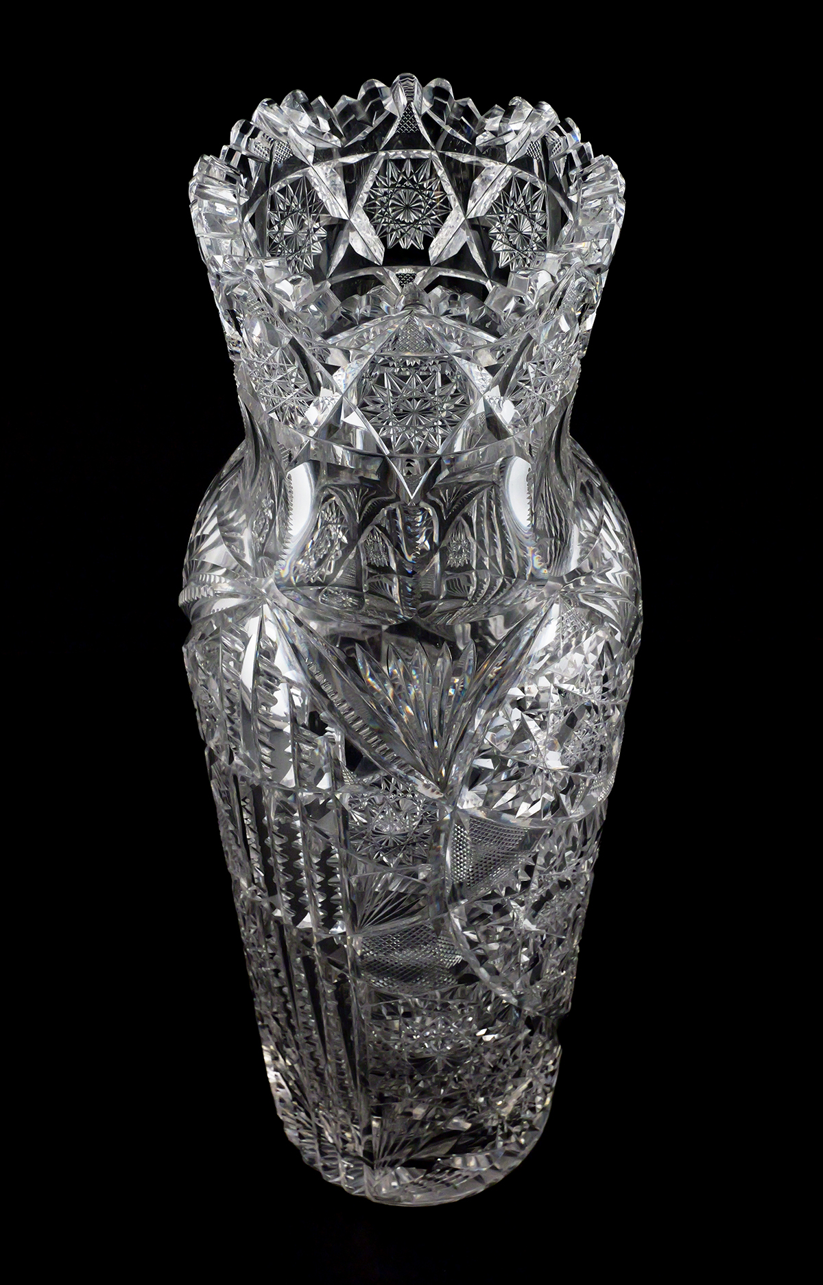 ABCG Signed Libbey Vase 18"