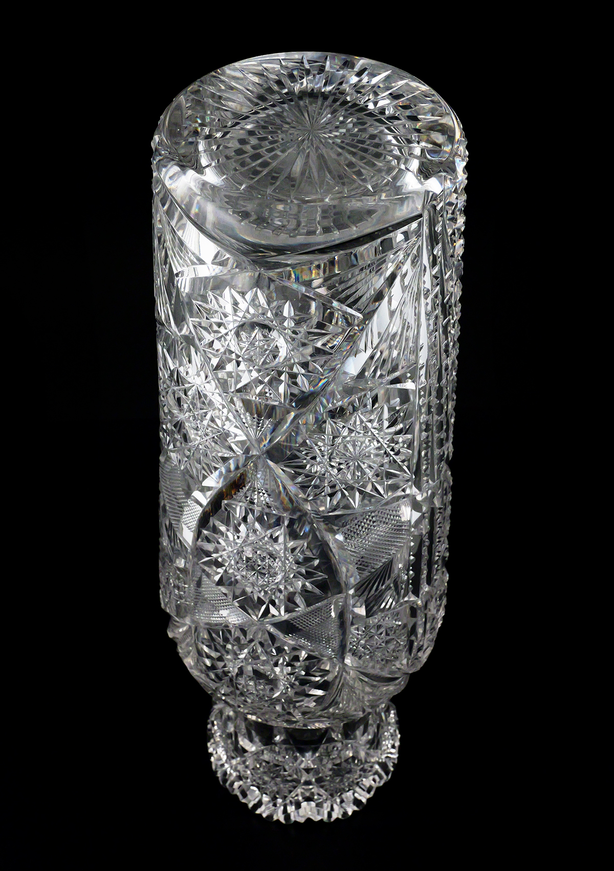ABCG Signed Libbey Vase 18"