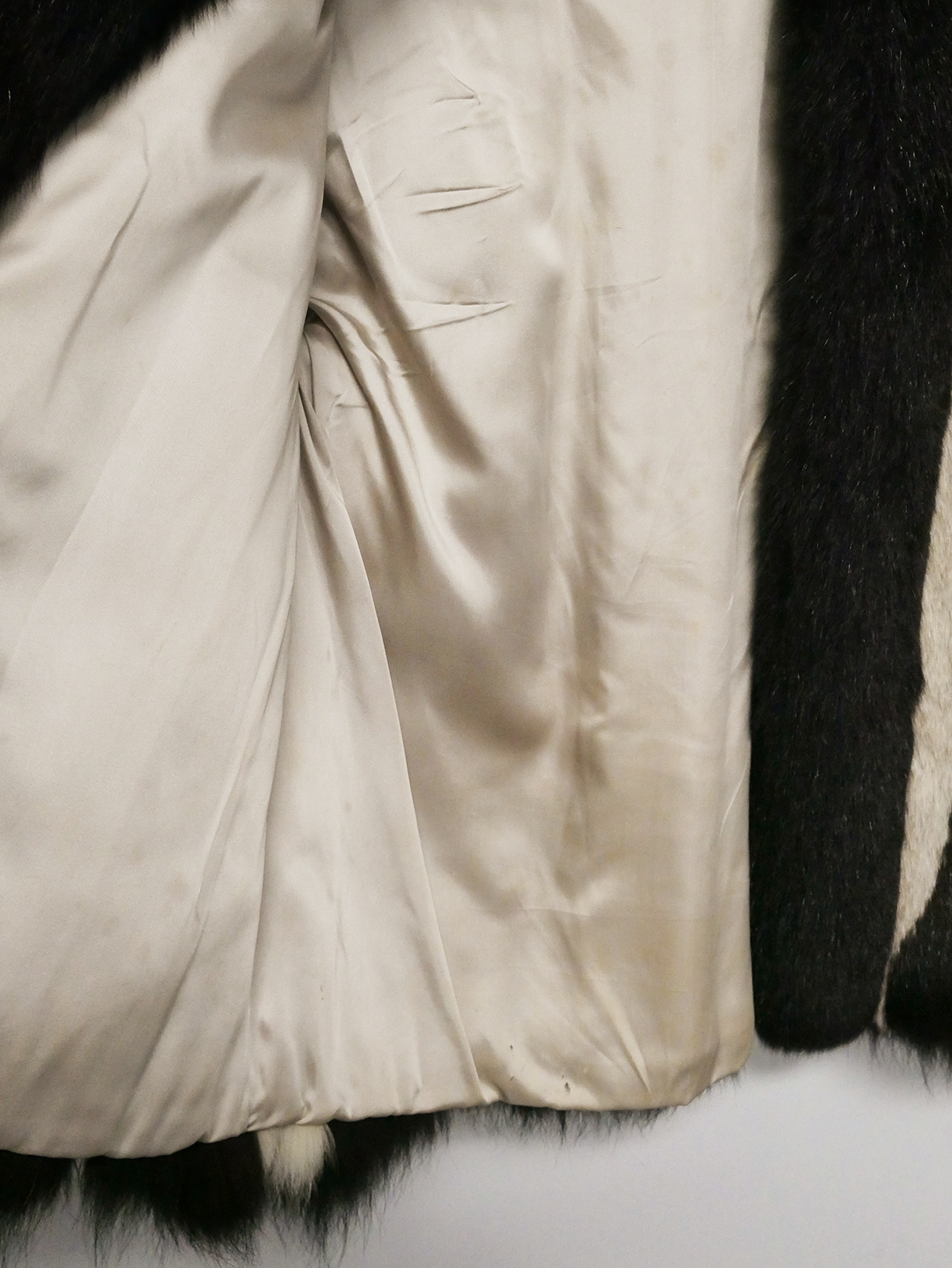 Fox Two Tone Fur Coat