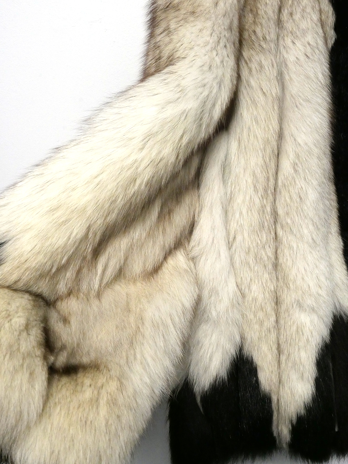 Fox Two Tone Fur Coat