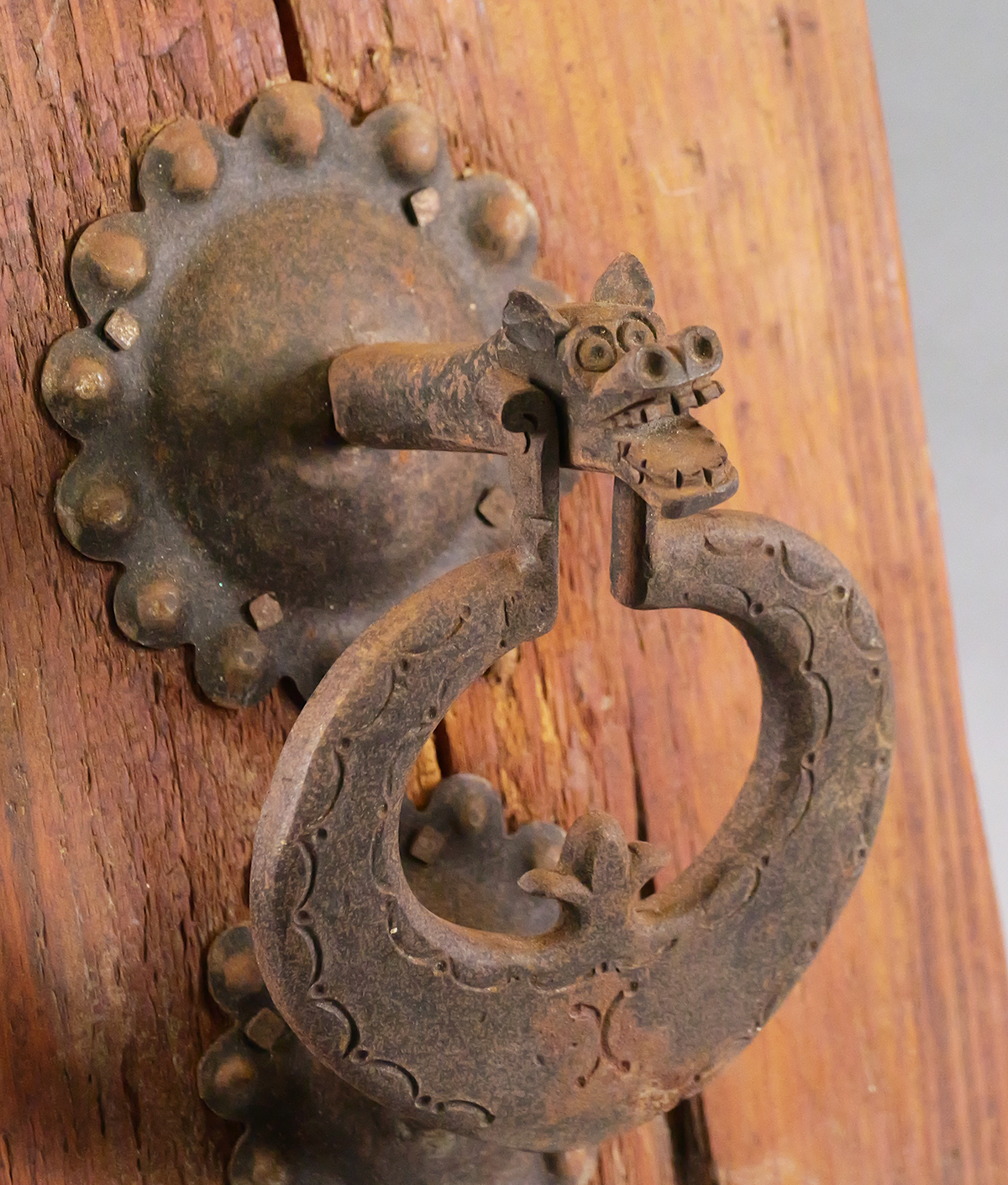 Iron Dragon Door Knocker