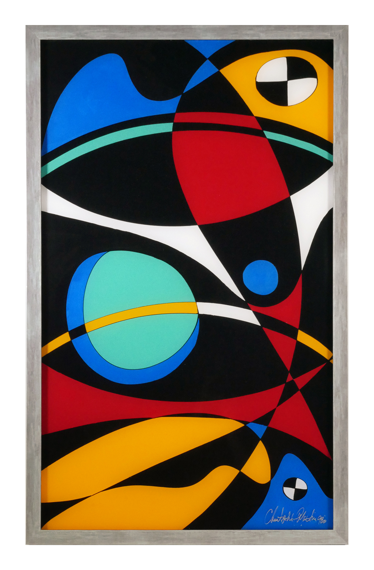 CHRISTOPHER MARTIN, Abstract Reverse Painting