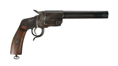 J.G. Anschutz Model 1894 Hebel Flare Pistol. German J.G. Anschutz Model 1894 Hebel single-shot 