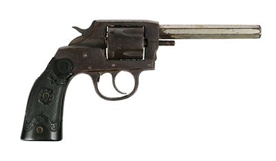 Iver Johnson Model 1900 .38 S&W Revolver. Iver Johnson Model 1900 solid-frame double-action 