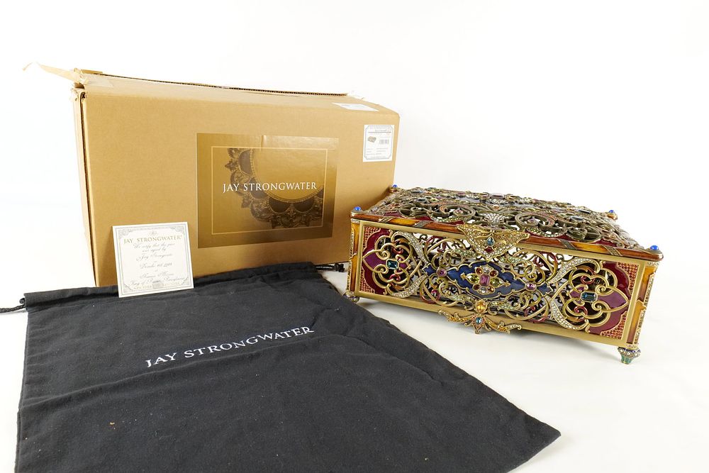 Bodnars Auction | The High-End Showcase: Jay Strongwater, Vintage Mens 18K Rolex/Omega/Patek Watches, Fine Jewelry, Peter Max Art, Waterford Crystal & More!