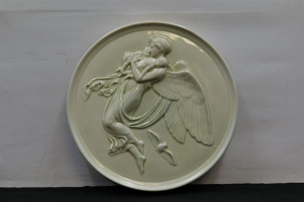 Lot 165: Majolica Plaque