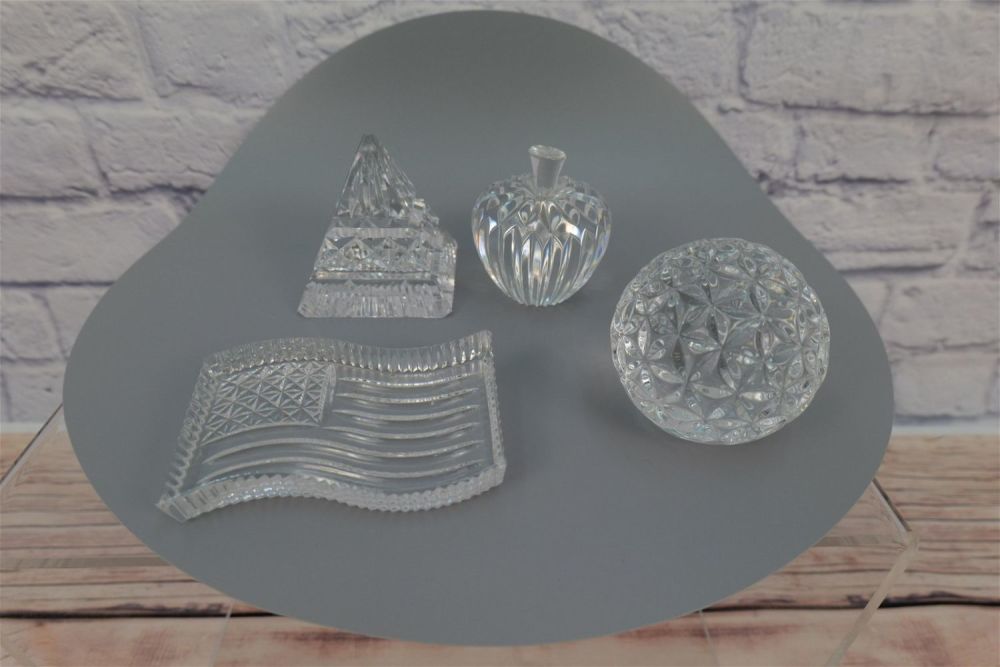Lot 205: Grouping of 4 Waterford Paperweights