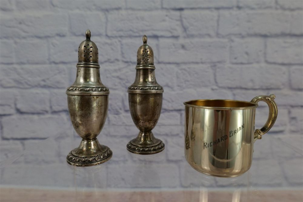 Lot 213: Grouping of Sterling Silver