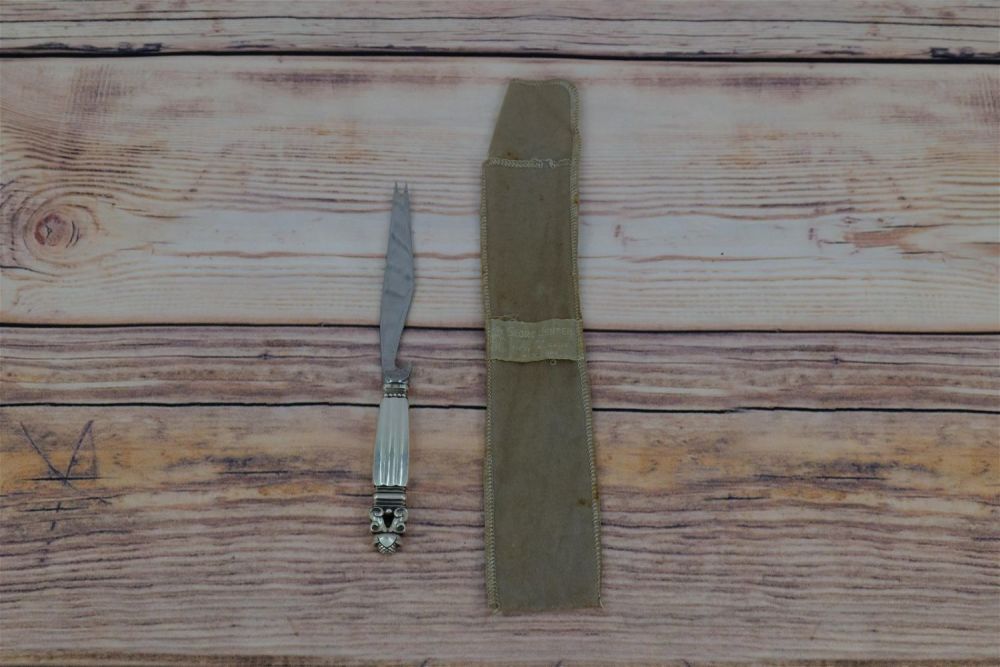 Lot 221: George Jensen Sterling Silver Handled Cheese Knife