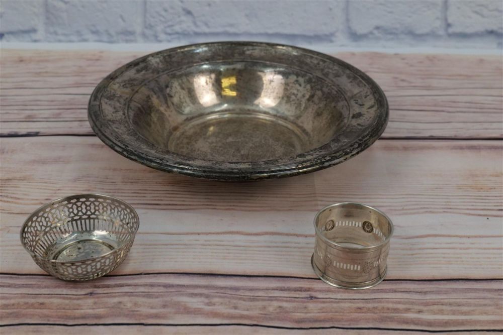 Lot 224: Group Lot of 3 Sterling Silver Pieces