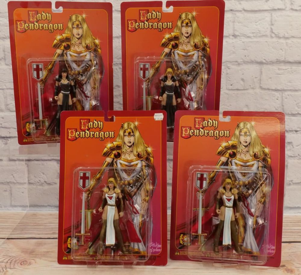 Lot 181: Lot of 4 Lady Pendragon Action Figures